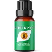 Aroma Energy Peppermint Pure Essential Oil 10ml in Green | Size: 2 Pack