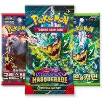 That Chunky Yellow Mouse Pokemon Twilight Masquerade Booster Bundle 1 English & 2 Korean Pack