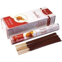 KDMD Aromatika Sandal Charcoal-Free Hex Incense-Relaxing, Warm, Woody Aromas in Brown