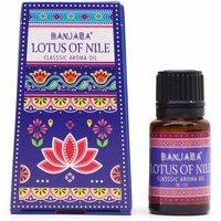 KDMD Banjara Indian Fragrance Oil 10ml-Lotus of the Nile, Floral & Uplifting in Blue