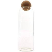 KDMD Cottage Cork-Ball Glass Jar - Clear 25cm - Bulk Storage & Display