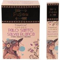 KDMD Golden Palo Santo & White Sage Incense Blends - Cleansing & Meditation in Peach