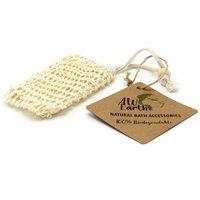 KDMD Natural Sisal Soap Bag - Handcrafted, Durable, & Travel-Friendly in Cream