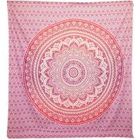 KDMD Umrao Mandala Wall Hanging & Beach Spread - Purple Handcrafted Decor