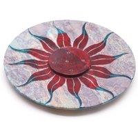 KDMD Sunflower Soapstone Incense Holder-Holds 5 Sticks, Decorative & Secure