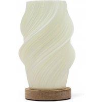 KDMD Cloud Twisted USB Lamp - 3 Brightness Settings, Modern Design in Off-White