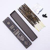 KDMD Tourmaline Crystal Sandalwood Smudge Incense Sticks in Brown