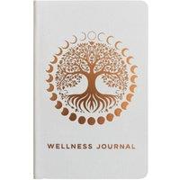 KDMD White Wellness Journal with Rose Gold Tree of Life - 120 Pages