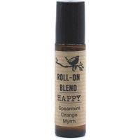 KDMD Agnes + Cat Happy Essential Oil Roll-On - Uplifting Aromatherapy in Brown