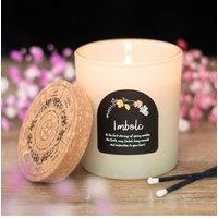 KDMD Imbolc Spiced Vanilla Candle - Wheel of the Year Seasonal Candle in Cream