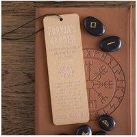 KDMD Freyja's Garden Wooden Bookmark - Mythology & Viking Wisdom Gift in Brown