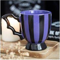 KDMD Purple Bat Wing Teacup - Gothic Halloween 490ml Sip Mug