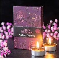 KDMD Dark Romance Opium Tealight Candle Set-6 Scented Candles in Plum
