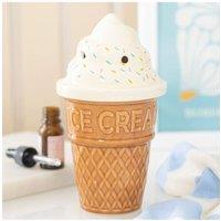 KDMD Ice Cream Cone Oil Burner - Ceramic Fragrance Diffuser for Home in Tan