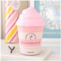 KDMD Strawberry Ice Cream Scented Candle - Retro Pink Summer Decor