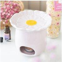 KDMD Pink Daisy Oil Burner - Ceramic Fragrance Diffuser for Home