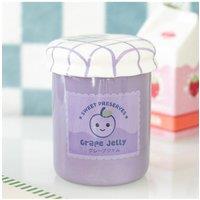 KDMD Grape Jelly Jar Oil Burner & Wax Warmer - Kawaii Ceramic Decor in Purple