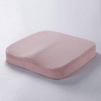 Obasyhig Square Slow Rebound Memory Foam Cushion in Pink