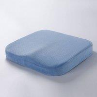 Obasyhig Square Slow Rebound Memory Foam Cushion in Light Blue