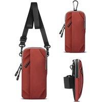 Obasyhig Multifunctional Crossbody Arm Bag in Red