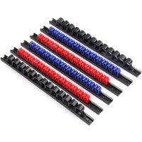 Kelvenix 6pcs Screwdriver & Wrench Organizer, Hand Tool Holder Storage Rack in Black