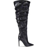 KG Kurt Geiger Women's 'Tigerlily' Leather Boots in Black | Size: 3