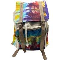 KDMD Women's Tiedye Hemp Large Square Backpack -, Durable & Spacious