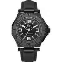 Gc Men's X79011G2S 44mm Quartz Watch in Black