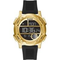 Guess Men's GW0272G2 Zip 45mm Quartz Watch in Black