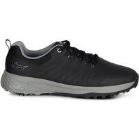 Greg Norman Men's XWT Comfort Waterproof Spiked Golf Shoes in Black | Size: 9