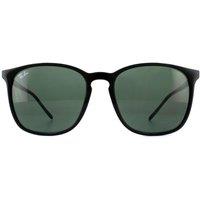 Ray-Ban Men's Square Black Green RB4387 Sunglasses