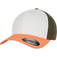 Flexfit by Yupoong Men's 3-Tone Cap in Pale Orange | Size: Large/XL