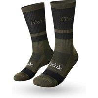 Bad Zebedee Men's Fizik Off-Road Mountain Bike Cycling Socks in Dark Green | Size: Medium