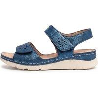 MyShoeStore Women's Women's Adjustable Comfort Sandals Casual Summer Walking Shoes in Blue | Size: 7