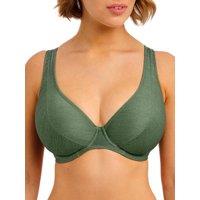 Freya Women's Arizona Wave High Apex Bikini Top in Green | Size: 30E