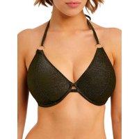 Freya Women's Arizona Wave Halterneck Bikini Top in Black | Size: 32FF