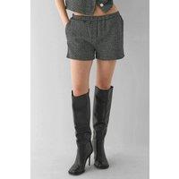 Hiccup Women's Tweed Shorts in Black | Size: Large