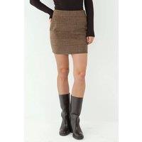 Hiccup Women's Fitted Mini Skirt with Plaid Print | Size: XS