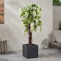 Garden Greatness Lifelike Cream Wisteria Potted Tree