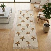 Garden Greatness Tropical Palm Tree Patterned Area Rug | Size: 45 cm x 75 cm