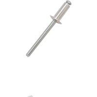 JRP Riveting Products 4.0 x 16mm Aluminium Rivets - Box Of 500 in Silver