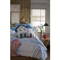 Deyongs Coastal House Print 100% cotton Cushion | Size: 30 cm x 50 cm