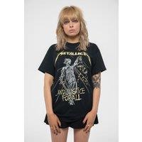 Metallica And Justice For All Tracks T-Shirt in Black | Size: Large