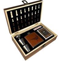 Selbrae House Pheasant Games Set in Dark Brown