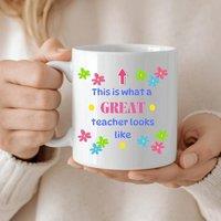 Aye Do Gifts Personalised Great Teacher Mug Gift