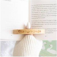 KDMD Book Worm Thumb Page Holder - Easy One-Hand Reading Accessory in Natural