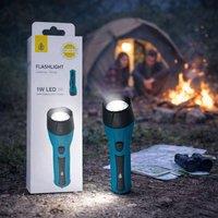 Dragodirect Dual Colour LED Flashlight Compact & Durable in Teal