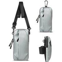 Obasyhig Multifunctional Crossbody Arm Bag in Silver