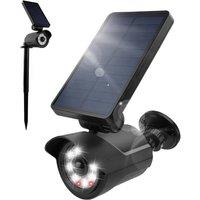 Kelvenix Solar 8 LED Security Camera Light, Motion Sensor Outdoor Lamp in Black