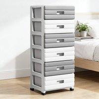 Ventryn 6 Drawer Plastic Storage Organizer, Easy to Put Together